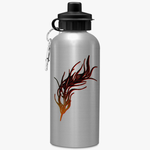 Бутылка с карабином (500 мл) с принтом Энергия