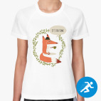 Женская спортивная футболка