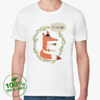 Мужская футболка органик