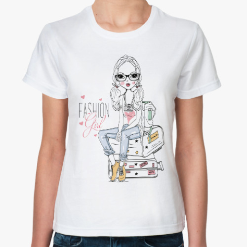 Классическая футболка Fashion Girl