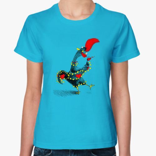 Женская футболка с принтом Португальский петух Барселуш