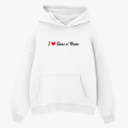 Толстовка худи оверсайз