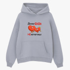 Толстовка худи оверсайз