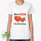 Женская футболка органик