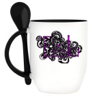 Кружка с ложкой