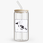 Банка с бамбуковой крышкой