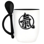 Кружка с ложкой