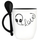 Кружка с ложкой