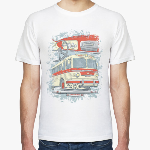 Футболка с принтом ЗИС 127 Автобус