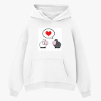 Толстовка худи оверсайз