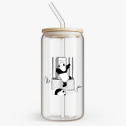 Банка с бамбуковой крышкой