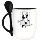 Кружка с ложкой