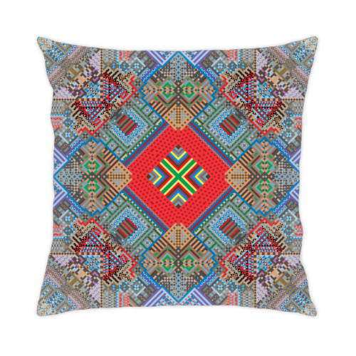 Подушка с принтом Непосредственно воспринимается