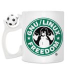 Кружка с футбольным мячиком