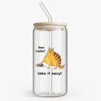 Банка с бамбуковой крышкой