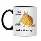 Кружка двухцветная