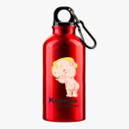 Металлическая бутылка 400 мл UV-DTF