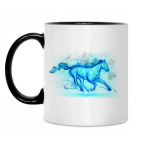 Кружка двухцветная