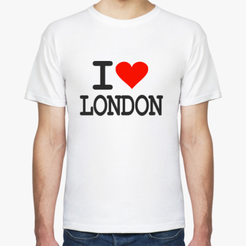 Футболка I love London