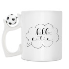 Кружка с футбольным мячиком