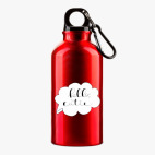 Металлическая бутылка 400 мл UV-DTF