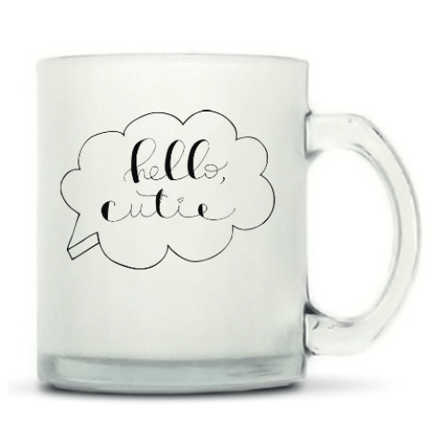 Кружка матовая Привет, милашка! /Hello, cutie