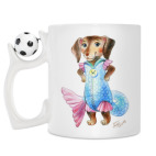 Кружка с футбольным мячиком