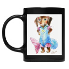 Кружка цветная UV-DTF