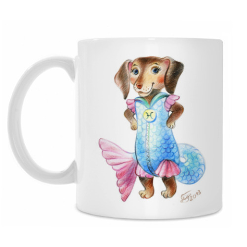 Кружка с принтом Рыбы