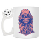 Кружка с футбольным мячиком