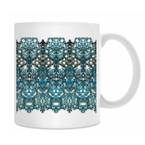 Кружка Ажур,кружево,узор,arabesque,мавританский