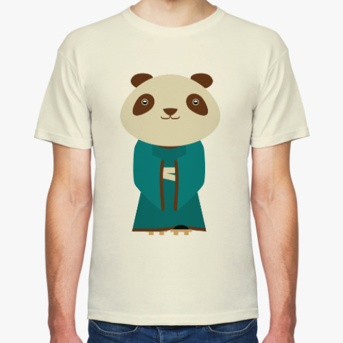 Футболка с принтом Панда в кимоно