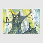 Холст 40 х 60 см Вселенная котов