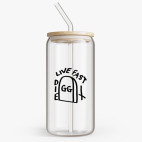 Банка с бамбуковой крышкой