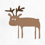 Грустный лось