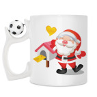 Кружка с футбольным мячиком