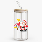 Банка с бамбуковой крышкой