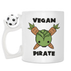 Кружка с футбольным мячиком