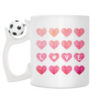 Кружка с футбольным мячиком