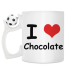 Кружка с футбольным мячиком