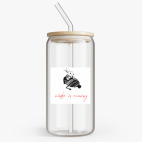 Банка с бамбуковой крышкой