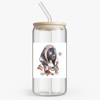 Банка с бамбуковой крышкой