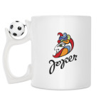 Кружка с футбольным мячиком