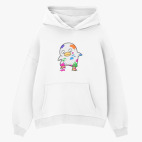 Толстовка худи оверсайз