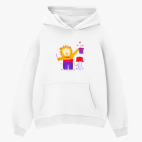 Толстовка худи оверсайз