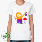 Женская футболка органик