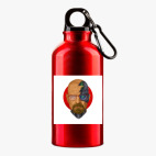 Металлическая бутылка 400 мл UV-DTF