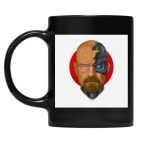 Кружка цветная UV-DTF