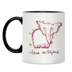 Кружка двухцветная