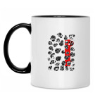 Кружка двухцветная